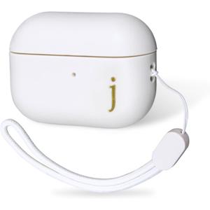 COLLECTIVE HOME - AirPods Pro 1st & 2nd Gen Case, Personalized Letter Design, Elegant & Secure with Lanyard, Premium TPU Material, Ideal for Stylish Protection and Gifts (j)