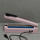 METRONIC Impulse Sealer 12 inch, Manual Heat Sealer Machine for Plastic Bags, Shrink Wrap Bag Sealers Heavy Duty Sealing Machine with Repair Kit (Pink)