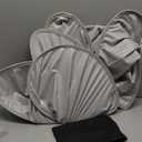 Tbest Glass Roof Sunshade Split Type Heat Insulation Protection Sunroof Cover for Car Skylight Window High Manganese Steel Alloy Ice Crystal Yarn Fabric (Grey)