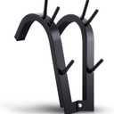 LEIFIDE Front Squat Harness Safety Squat Training Attachment Neck Weight Lifting Harness Zercher Squats Large Steel Front Belt, Capable 440 Lbs, Adjustable Fitness Equipment with Padded Shoulder Strap