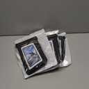 3 x Waterproof Phone Pouch Double Pocket, Floating IPX8 8.5 inch Waterproof Phone Case for Beach Vacation Essentials for Compatible IPhone 16 15 14 Pro Max Galaxy S25 S24 Waterproof Dry Bag Black