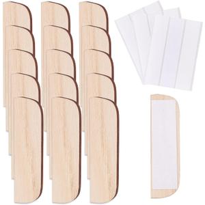 CRASPIRE 15PCS Hinge Repair Plates 3.5inch/8.9cm Hinge Repair Board Cabinet Door Furniture Hole Cover Plate with Double Sided Stickers for Door, Cabinet, Furniture Repair