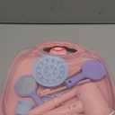 SMILESSKIDDO Hair Salon Toys for Girls - Pretend Play Hair Styling Toy Set with Realistic Blow Dryer, Hair Straightener, Kids Beauty Play Set Including Curling Iron, Brushes & Storage Case