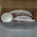 125-pcs Happy Birthday Paper Plate and Napkin Party Supplies Set, Colorful Forks - Neon Polka Dot Plate Decorations, Disposable Party Plates, Paper Cups and Napkins Set (Serves 25)