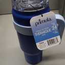 Primula 40 oz Large Insulated Stainless Steel Tumbler with Handle & Straw