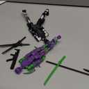 (Assembly Completed) 3D Printed Action Figure，T13 Robot Action Figure, T13 Collectible Action Figure Articulated, for Collectors Desktop Decorations Purple Green+Black