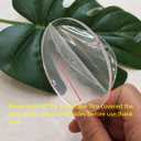 20PCS of Blank Clear Acrylic Round Circle with Two Holes,Plexiglass Laser Cut Round Disc, DIY Accessory 1/8" Thickness (Clear, 1")