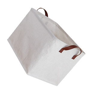Fabric Storage Bin Organizer Toy Box Large Laundry Hamper Makeup Container Cute White