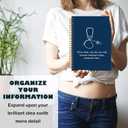 BearCake Nurse Notebook, Nursing Student Gifts,Stethoscope Medical Doctor Notebook Journal,Future Nurse Doctor Medical Student Nurse Graduation Gifts, Hardcover Spiral Notebook 5.5x8.3 Navy Blue (white-annotation-deep blue)