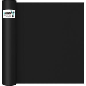 Vanhench 15" x 390" Black Craft Paper for Wrapping or Poster Bulletin Board, Construction Paper, Perfect for Easel Painting Drawing Sketching, Birthday, Floral Bouquet Flower