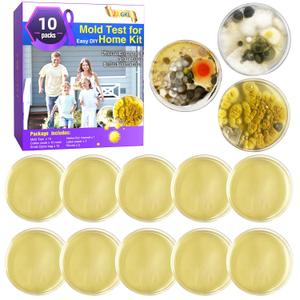 Mold Test for Home Kit, Home Mold Test, DIY Detector at Furniture, Wall Facing, Indoor Air Quality Testing Kits, Simple Detection Tests, air Tester,Black26 Mold Testing, Home Mold Testing, Include Guide