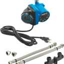 Watts Heat H2O Hot Water Recirculation System w/Programmable Timer, Instant Hot Water, Pump, 2 Adapters, Sensor Valve, Mounting Screws, 2 Supply Lines, Easy DIY Install (0955805)