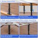 Wlrrcwdttc 6 Pcs Adjustable Height Bed Support Legs 7.08-12.5 inch with Locking Ring, Bed Frame Center Support Legs for Bed Frame/Bed Center Slat/Furniture, Bed Legs Replacement Bed Slats Support Legs, 7.08-12.5 inch (6pcs)