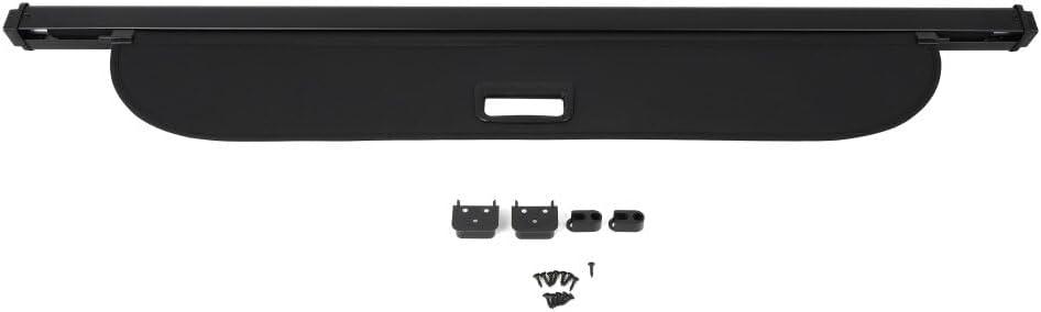 ECCPP No drilling screw Retractable Cargo Cover 2010-2016 Fit for Cadillac SRX Flexible Rear Trunk Cover Shade Luggage Tonneau Security Cover