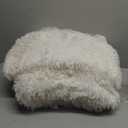 Fluffy Beige Faux Fur Comforter Cover Set，Fluffy Fuzzy Plush Cream Bedding 3Pcs (1 Faux Fur Duvet Cover +2 Fuzzy Pillowcases) Plush Bed Set(Beige, Queen)