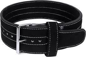 Leather Weightlifting Belt, Weight Lifting Belt 4 Inch Wide for Men Women, Gym Lever Belts -Lower Back Support- for Workout, Powerlifting, Squats, Deadlifts, Cross Training,Size M