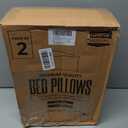 Utopia Bedding Bed Pillows for Sleeping King Size (White), Set of 2, Down Alternative Pillow for Sleeping, Cooling Hotel Quality Pillow Set for Back, Stomach or Side Sleepers