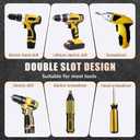 2025 High Magnetic Screwdriver Drill Bit Set, Anti Slip Magnetic Drill Bit Set Alloy Steel, Durable Puntas para Taladro for Impact Driver, Home DIY and Professional Use(9 PCS)