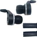 BIFROST MTB Bike Bicycle 3X6 Speed Twist Grip Gear Shifter Rubber Handle DIP 21S Mountain Shift