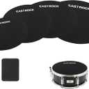 EASTROCK Drum Mute Pads Set 5 Pieces Foam Drum Silencer Pads, Fit 12, 13, 14, 16" Drum, with Snare Wire Pad (Drum Mute Pad 5-Pack) (Fit 12,13,14,16" drum-5 pack)