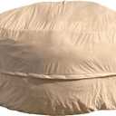 BCU Big Bean Bag Cover Inner Lining for Filler Beanbag Beans Storage Reusable Washable, 6FT, Cover-Inner