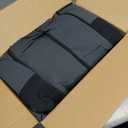 BDK carXS Charcoal Gray Two-Tone Car Seat Covers with Matching Back Seat Cover, Made to Fit Most Auto Truck Van SUV, Interior Car Accessories Full Set