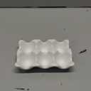 6 Cups Egg Tray Serveware, Eggs Dispenser, Egg Holder Set Kitchen Restaurant Fridge Storage Decorative Accessory (White)