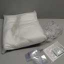 White Bed Canopy with 24 Colors Star Lights for Girls, 8 Corner Princess Canopy Bed Curtains with Color Changing LED String Lights Remote Timer for Adults Women Bedroom, Twin Full Queen King Bed