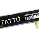 TATTU 8.4V NiMH Airsoft Battery,1600mAh Butterfly Nunchuck Stick Battery with TMY Connector for Airsoft Gun