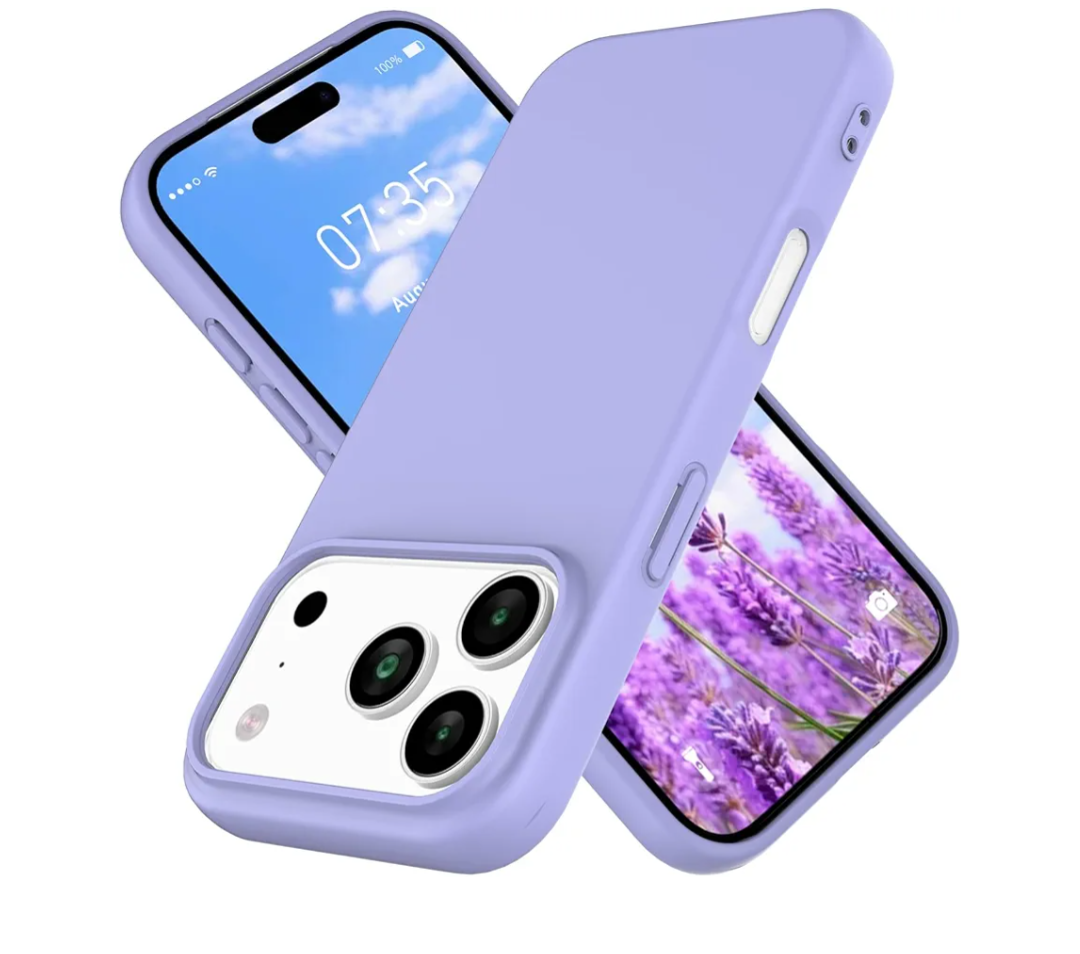 Silicone Case for iPhone 17 Pro Max (6.9 inch), Durable and Stylish Drop Tested Soft Silicone Gel Rubber Slim Fit Shockproof Protection Phone Cover for iPhone 17 Pro Max, Purple