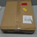 Loyoda Folding Walker with 2 Skis and 5" Wheels, Lightweight Walkers for Seniors and Adults, Supports Up to 350 Pounds, Adjustable Height, Compact Standard Walker, Black