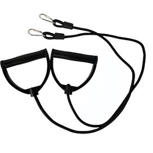 1 Pair Resistance Bands with Handles and Clips - Pedal Exercise Bands Strength Strength Training Home Gym Yoga Pilates Durable Clips Pedal Band Stepper Therapy