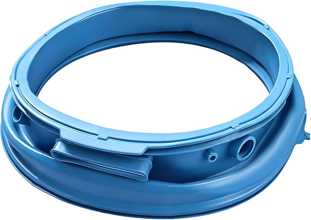 Upgraded WH05X29521 Blue Washer Door Gasket Seal for GE Front Load Washing Machine, Odor Resistant and Watertight Rubber Fit GFW550SSN0WW GFW510SCN0WW GFW550SPN0DG GFW550SPR0RS GFW550SSN1WW