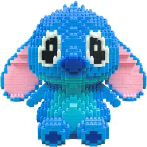 Building Bricks 1700+ Pieces Set - Classic Cartoon Characters Building Blocks - Mini Building Block for Boys Girls & Adults (Blue) (Blue)