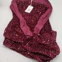 GRACE KARIN Women's 1920s Vintage Embellished Sequin Beaded Flapper Evening Dress L