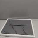 Stone Dish Drying Mat For Kitchen Counter,Large Diatomaceous Earth Quick Drying Mat,Non-Slip Diatomaceous Absorbent Pad For Kitchen Countertops,Match Any Countertop(A)