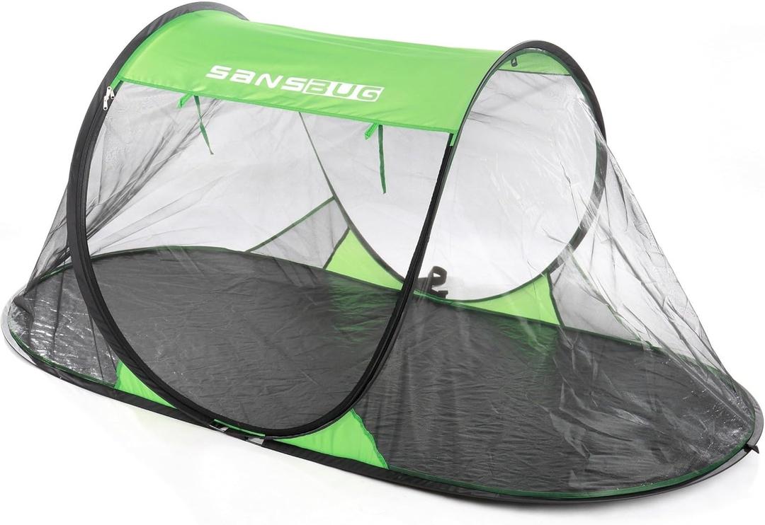 Instant Pop up Mosquito Net Tent for 1 Person (Tarp Floor)