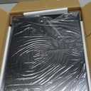 Step Stools for Adults Kids with Non-Slip Rubber Feet, Heavy Duty Wide Wooden Stepping 500-LBS Capacity Bedroom Kitchen Bathroom, Sturdy Bed Steps High Beds, Easy Assembly, Black