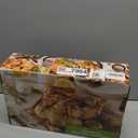 KITESSENSU Nonstick Roasting Pan with Rack 15 x 11 inch - Turkey Roaster Pan for Ovens - Wider Handles & Heavy Duty Construction, Gray