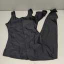 Kepblom Womens One Piece Jumpsuit Sleeveless Rompers Tank Top Unitard Tummy Control Spandex Bodysuit for Yoga, Workout (Medium, Black)