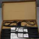 Double Shepherds Hooks for Outdoor,2 Pack 90 Inch Bird Feeder Pole with 5 Prongs Base,Heavy Duty Shepherds Hook,Suitable for Garden in Hanging Flower Basket,Lantern,Bird Nests (90 Inch)