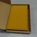 10Pcs Natural Beeswax Sheets Beeswax Honeycomb Sheets Wax Foundation Bee Hives Kit Beeswax Sheets for Candles Making Furniture Floor Polishing