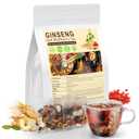 2 x Ginseng six treasure tea, Ginseng five treasures tea kidney teas, Ginsengs And Wolfberry teas, Blending the Essence of9 Premium Ingredients, for both men and women (1 pack (15g 16 pcs)