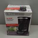 BLACK+DECKER 12-Cup Digital Coffee Maker, Programmable, Washable Basket Filter, Sneak-A-Cup, Auto Brew, Water Window, Keep Hot Plate, Black