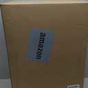 20 Inch Carry On Luggage with Leather Handle, PC Zipperless Suitcase with Spinner Wheels and TSA Locks, 22x14x9 Airline Approved Luggage for Travel, Silver