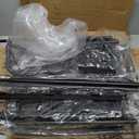 VyGrow 28 Inch Pot Rack Wall Mounted, 2 Tier Pots and Pans Organizer with 20 Hooks and 6 Pot Lid Holders, Heavy Duty Steel Pot and Pan Hanger for Kitchen Cookware Utensils Storage 34.7" Lx13 Wx26.4 H