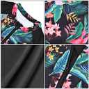 Women's UPF 50+ Active Rashguard One Piece Long Sleeve Swimsuit Zipper Surfing Swimwear, L