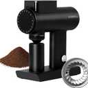 TIMEMORE Sculptor 078S Flat Burr Coffee Bean Grinder, Electric Espresso Grinder with Stepless Coarseness Adjustment, Suitable for Espresso, Pour over, French Press, Cold Brew - Black