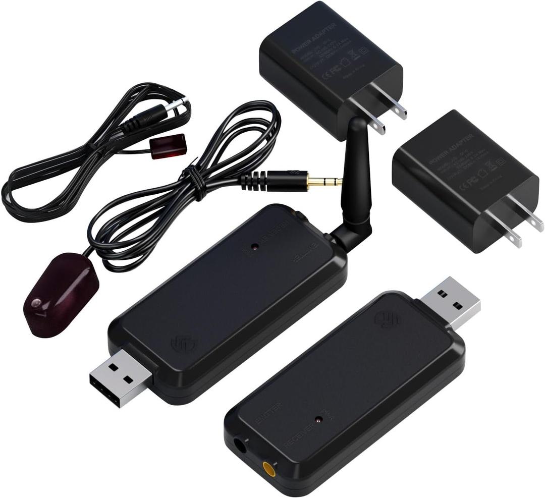 Wireless Infrared Repeater System Remote Control Extender for TVs & Home Electronics, Supports MultiDevice IR Signals (Control of 1 Device)
