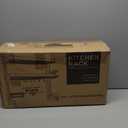 Over Sink Dish Drying Rack, 3 Tier Adjustable Length (20.87'' to 37.6'') Full Stainless Steel Large Storage Kitchen Dish Rack, Expandable Drainer Shelf Rack with Multifunctional Organizers (Silver)